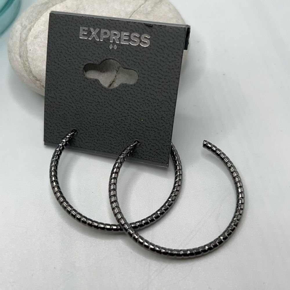 Express Hoop Earrings $16ea / 3 for $25 - Picture 6 of 6